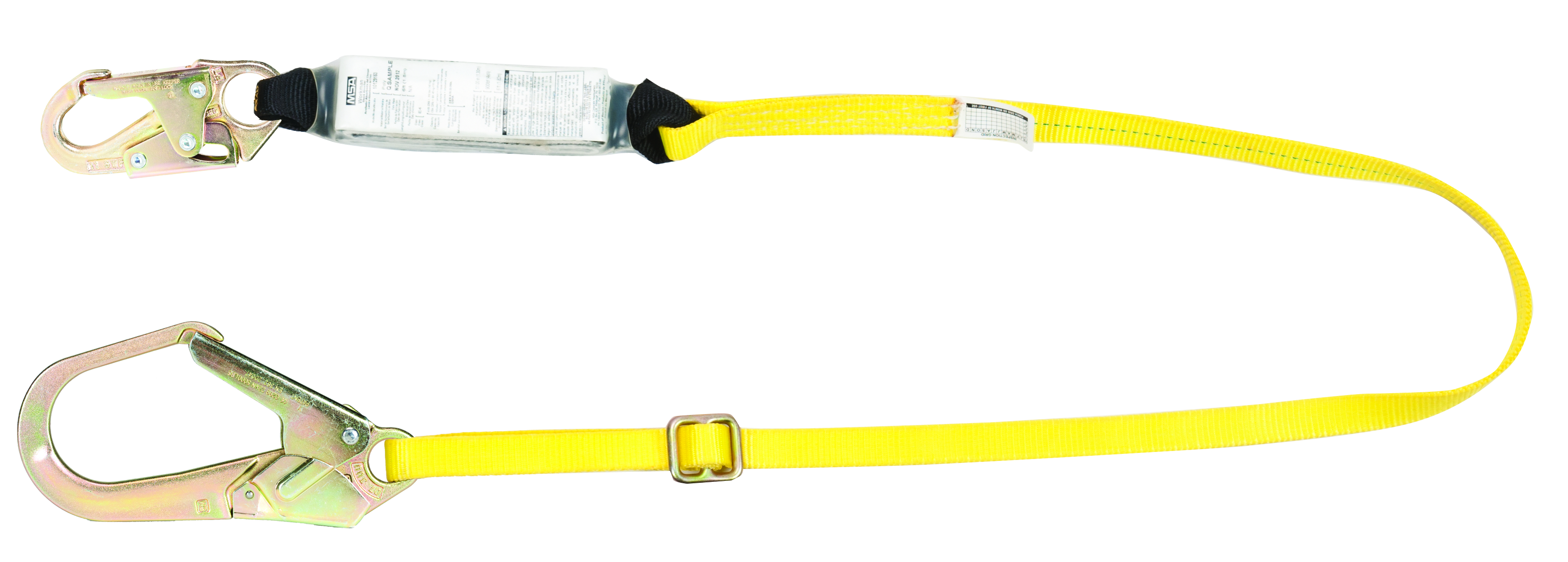Workman Adjustable Shock Absorbing Lanyard w/ ladder snap Hamisco